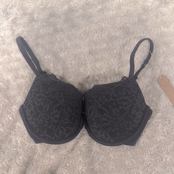 NWT SKIMS Fits Everybody Lace Push-Up Demi Bra 34D - Picture 1 of 5